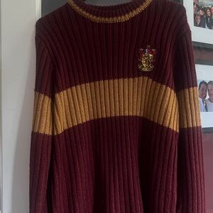 Warner Bros. Maroon and Gold Harry Potter Sweater